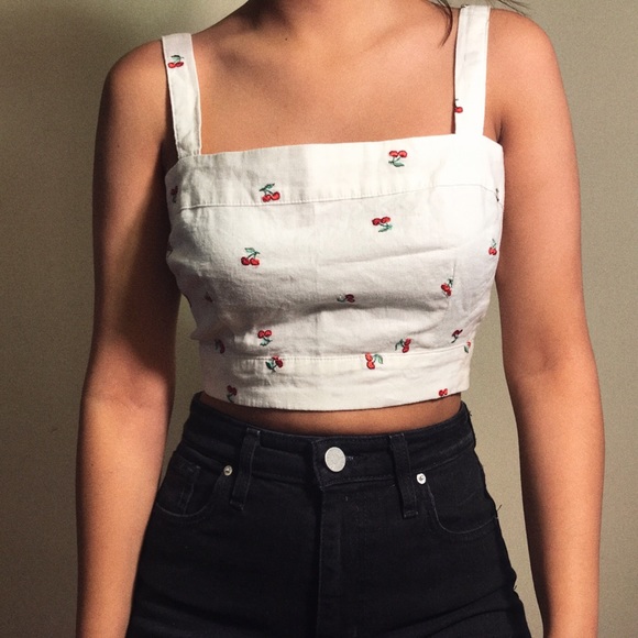 cherry crop top forever 21